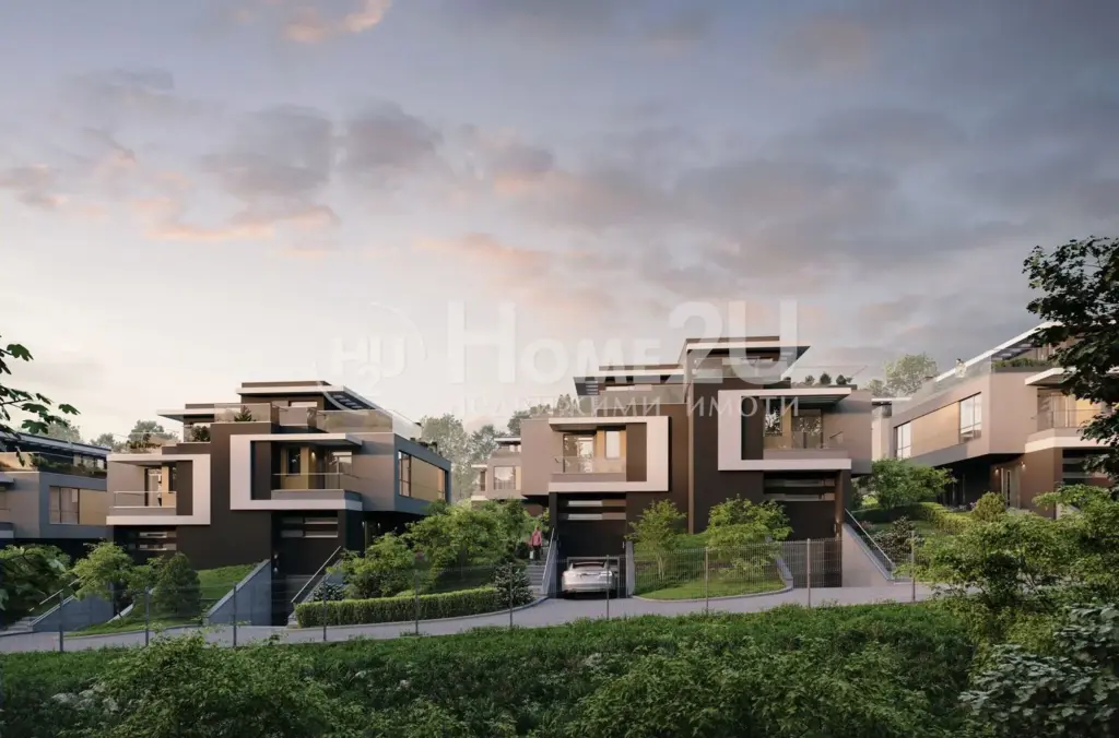 Модерни луксозни вили в полите на Витоша, предлагани от Home2U Недвижими имоти